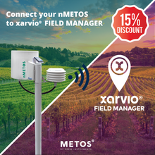 Load image into Gallery viewer, 1 YEAR RENTAL - nMETOS simple weather station for field monitoring
