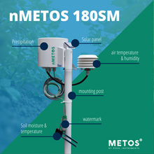 Load image into Gallery viewer, 1 YEAR RENTAL - nMETOS simple weather station for field monitoring
