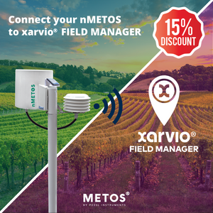 1 YEAR RENTAL - nMETOS simple weather station for field monitoring